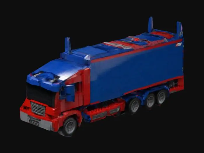 3D model for Trailer de Optimus Prime, 3d LEGO.