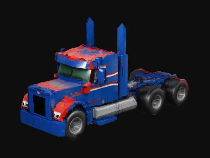 3D model for Camion tipo Optimus Prime, 3d LEGO.
