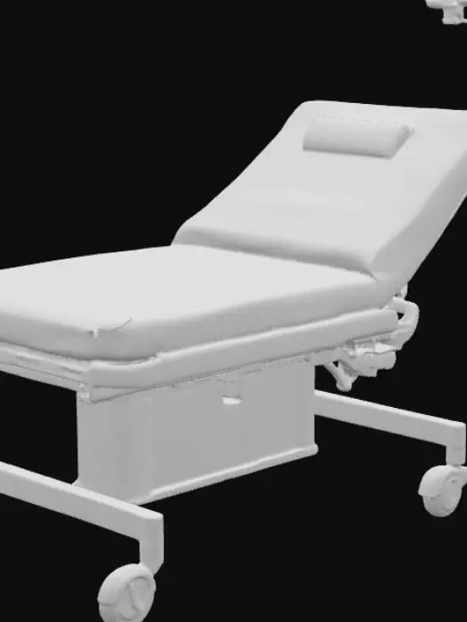 3D model for An examination bed for a maternity clinic, professional and streamlined