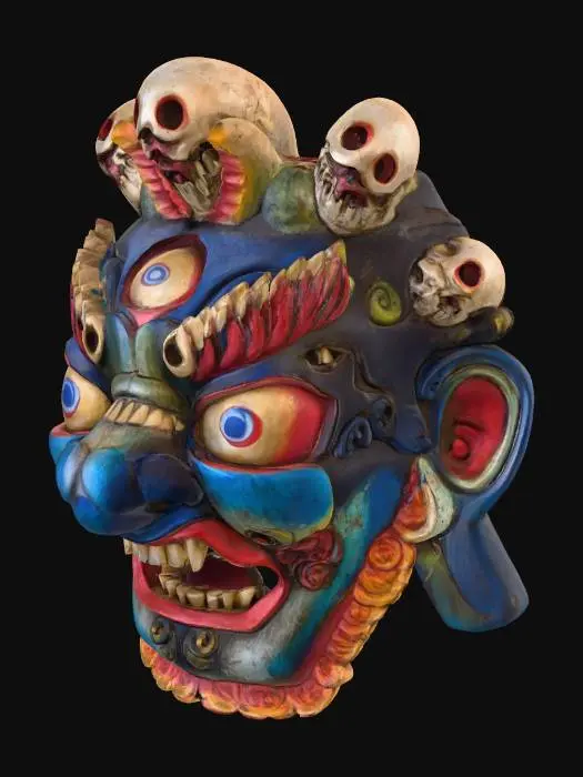 3D model for Bhairava Mask
