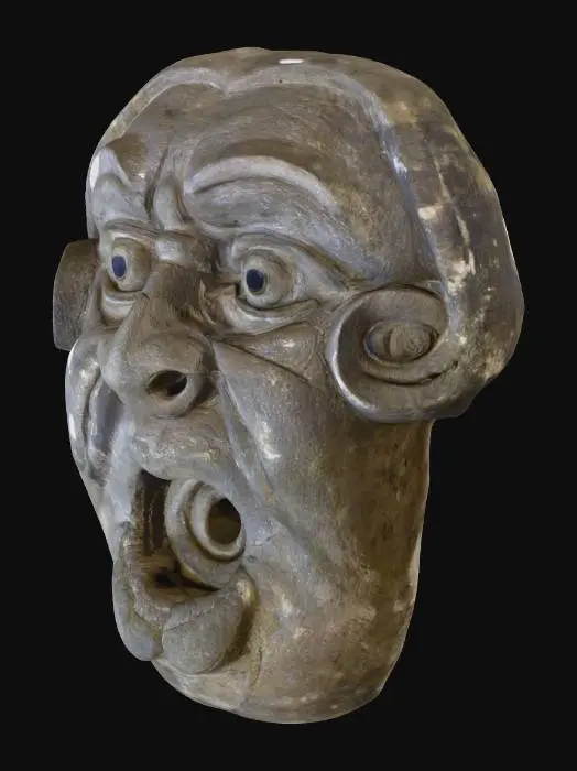 3D model for Stone Mask Face