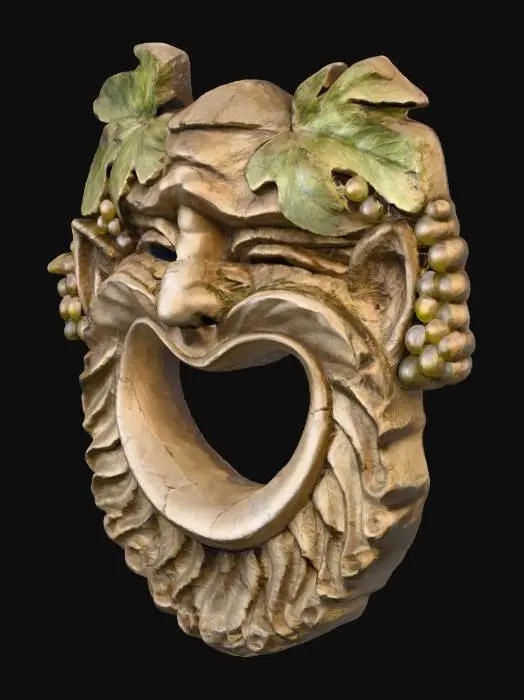 3D model for Laughing Bacchus Mask