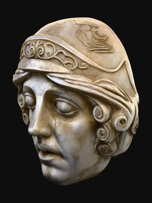 3D model for Atena Statue Head