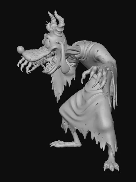 3D model for crea pippo disney in versione  satanica