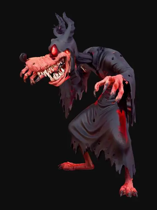 3D model for crea pippo disney in versione  satanica