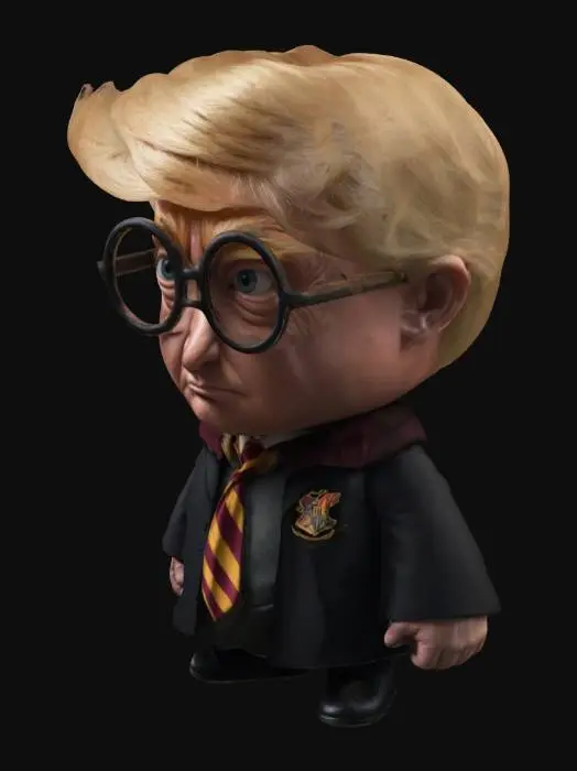 3D model for Create a half-Donald Trump, half-Harry Potter hybrid