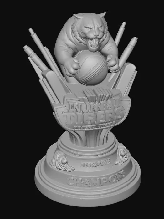 3D model for Mumbai Tigers Premier League Season 8 Champions
