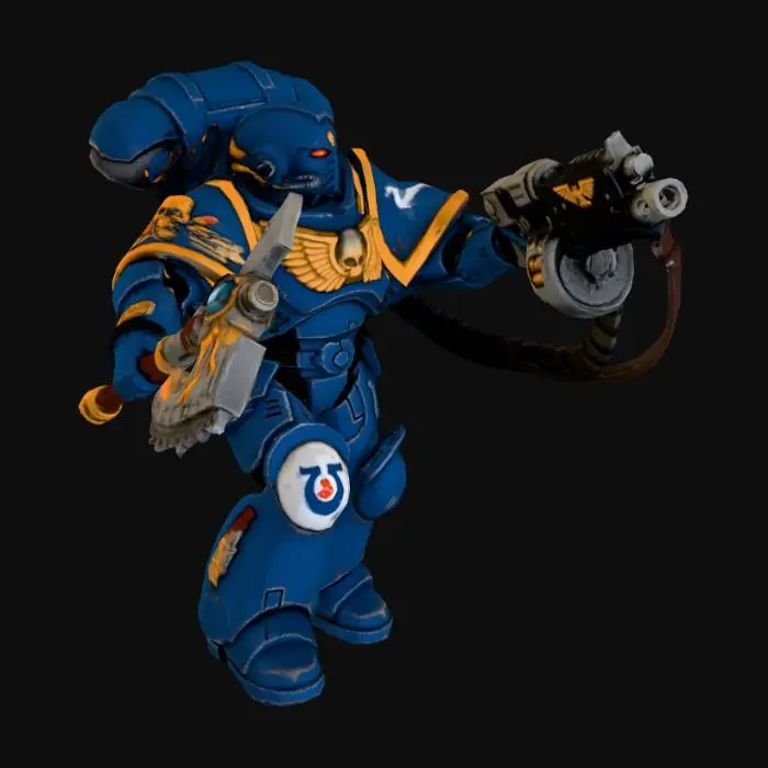 3D model for space marine