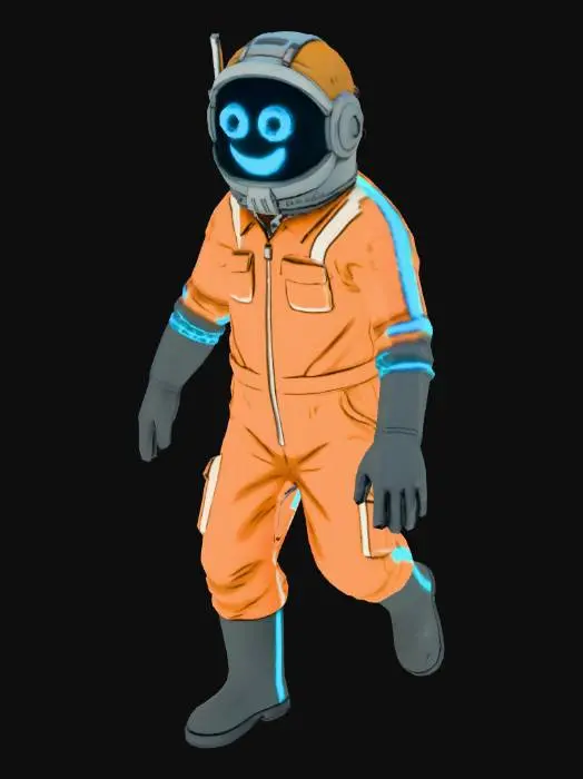 3D model for Scrap Astronaut