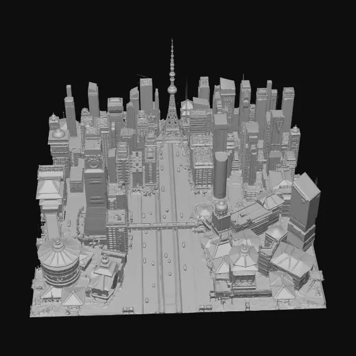 3D model for SAN FRANSOKYO
Interactive City Grid