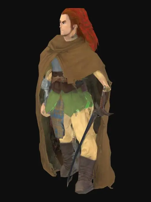 3D model for Highland Warrior