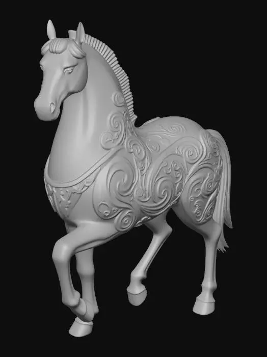 3D model for 敦煌马哑光版