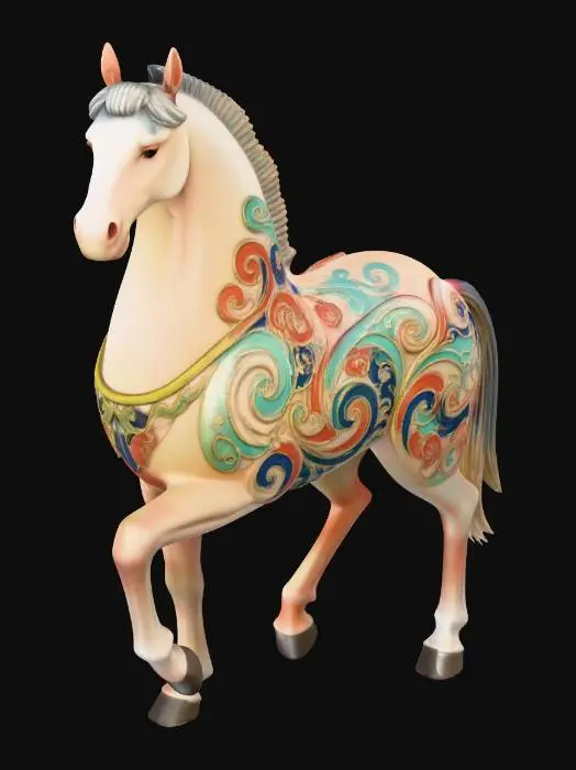 3D model for 敦煌马哑光版