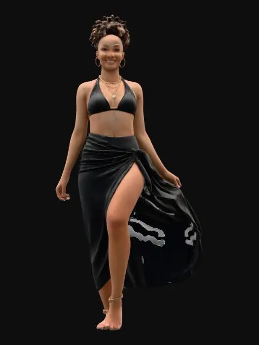 3D model for Sunset Stroll