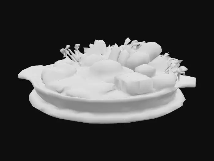 3D model for Sukiyaki Delight