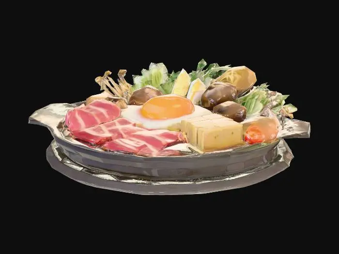 3D model for Sukiyaki Delight