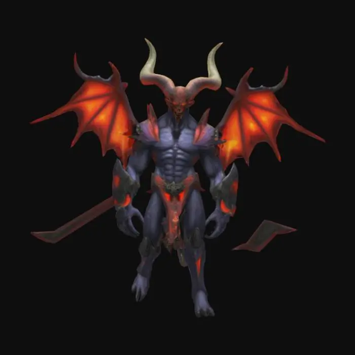 3D model for dmc 2 argosax demon god