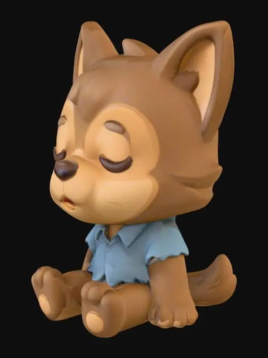 3D model for Sleepy Pup