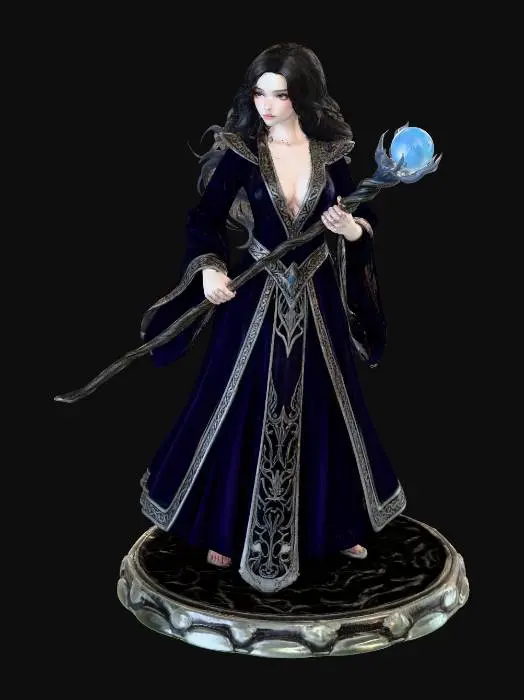 3D model for Mystic Sorceress