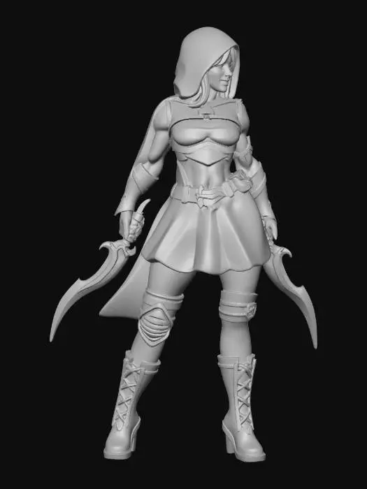3D model for Shadowblade Huntress
