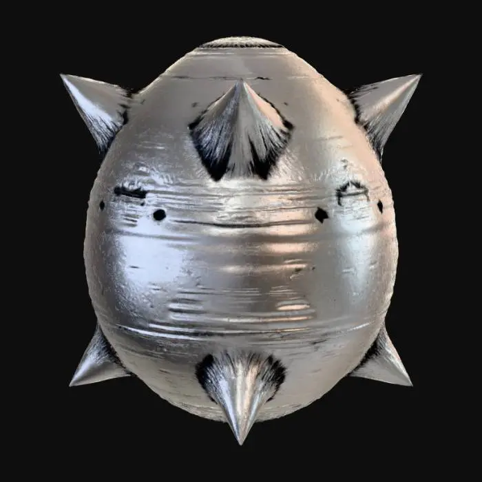 3D model for Spiked DigiEgg, #Halloween2025#