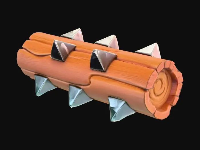 3D model for Spiked Log