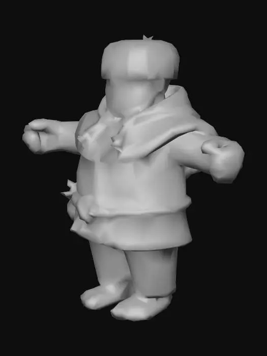 3D model for Lumberjack Warrior