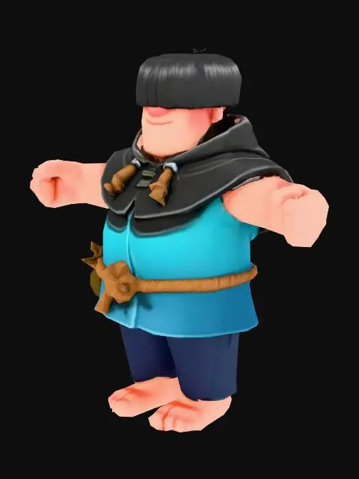 3D model for Lumberjack Warrior