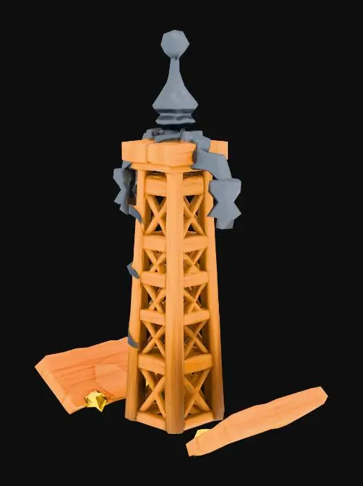 3D model for Tesla Tower
