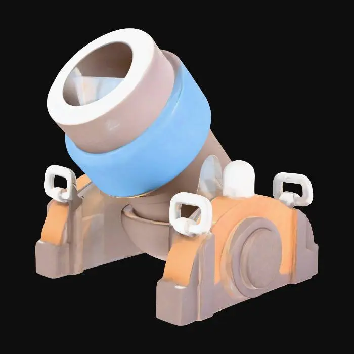 3D model for Mortar Defense Fixture
