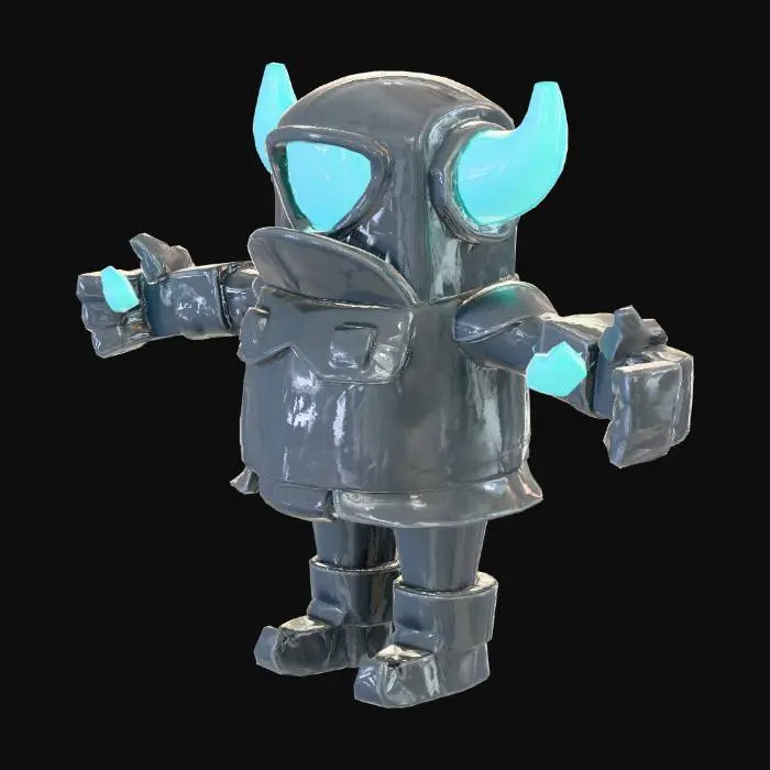 3D model for Clash Royale Mini pekka