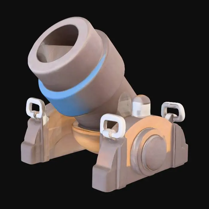 3D model for Mortar Defense Fixture