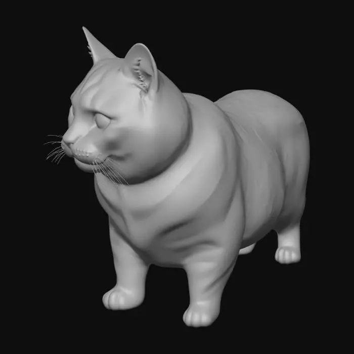 3D model for cat