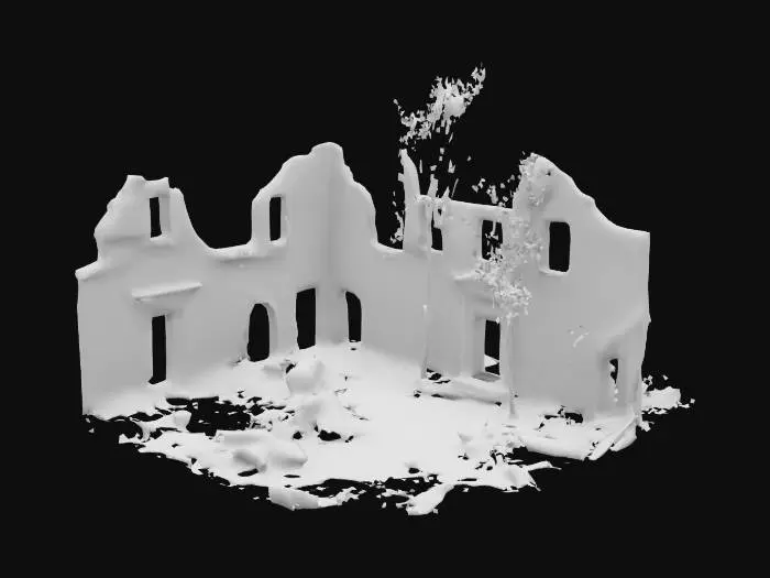 3D model for AbandonedVillage, Structure, Ruins, Decadent, Beautiful, Ema, Rubble