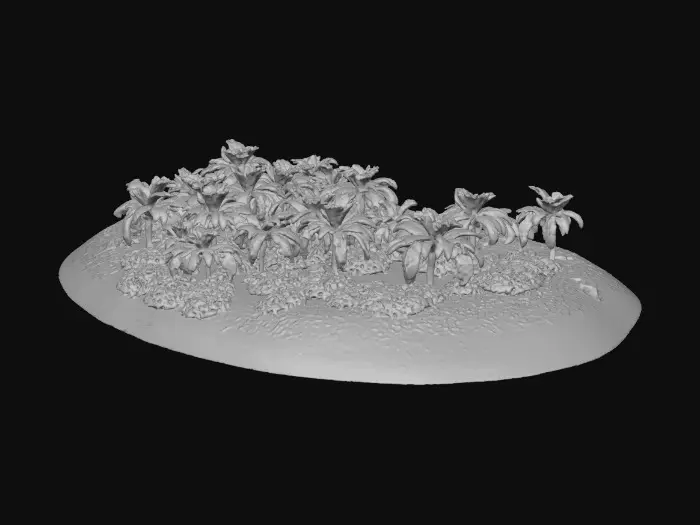 3D model for Make a mesh of Sanibel Island, with even lighting.