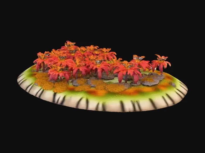 3D model for Make a mesh of Sanibel Island, with even lighting.