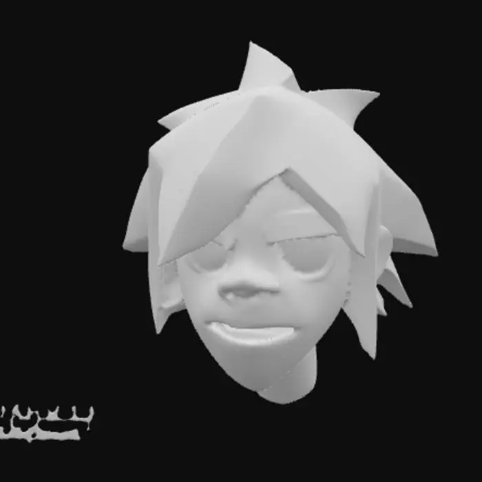 3D model for 2-D Gorillaz