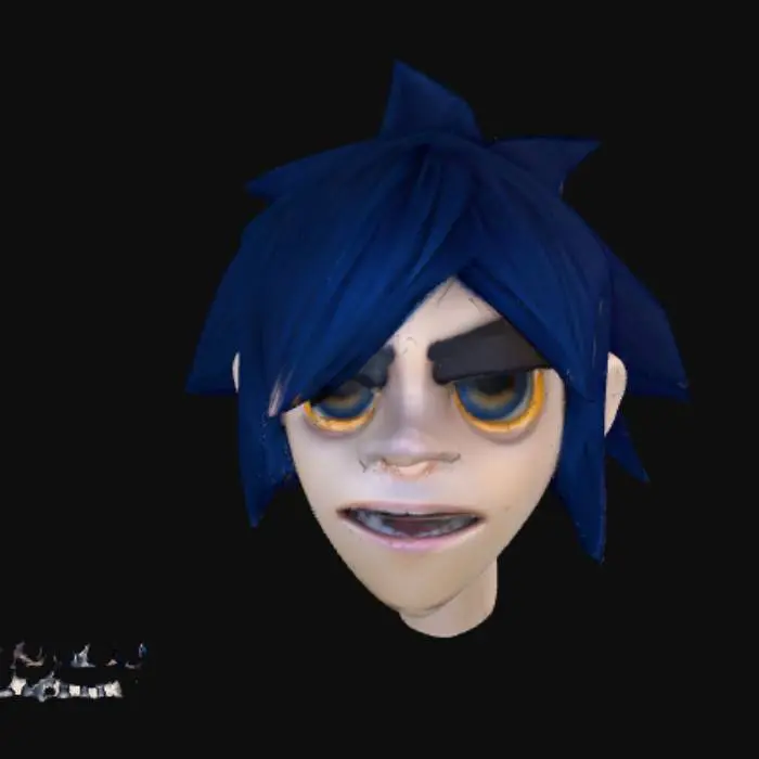3D model for 2-D Gorillaz