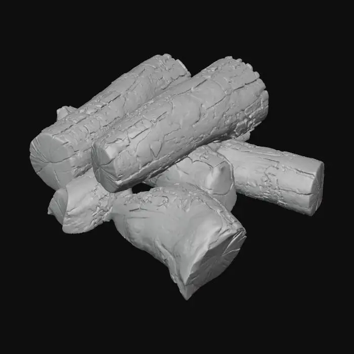 3D model for Charred Logs