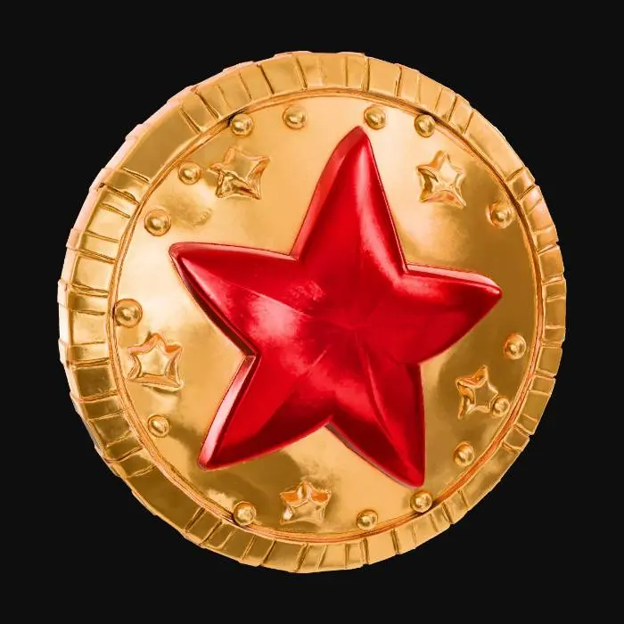 3D model for Bomberman64 style Coin