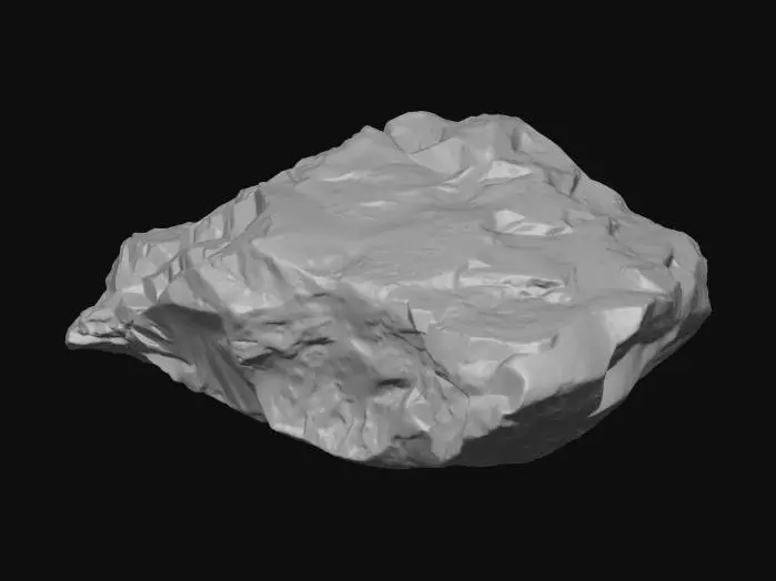 3D model for Rough Coal Chunk