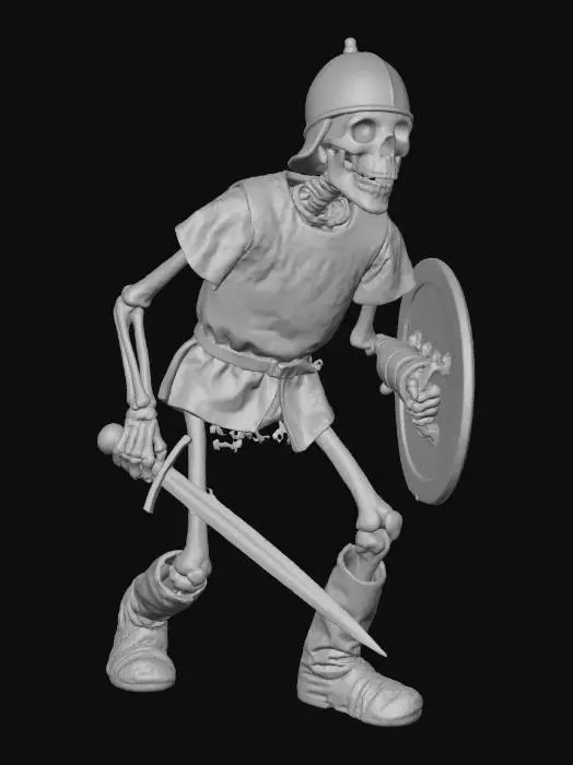 3D model for Skeleton Warrior