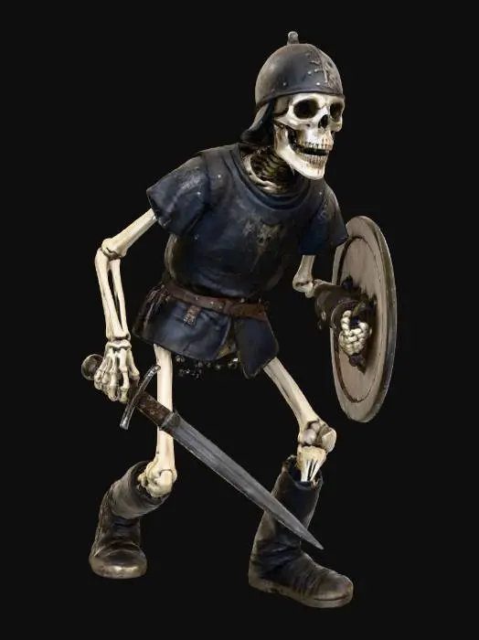 3D model for Skeleton Warrior