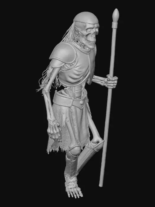 3D model for Skeleton Guardian