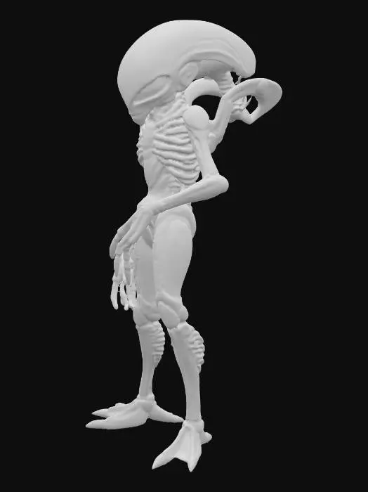 3D model for alien from independence day