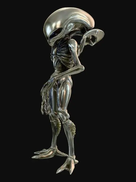 3D model for alien from independence day