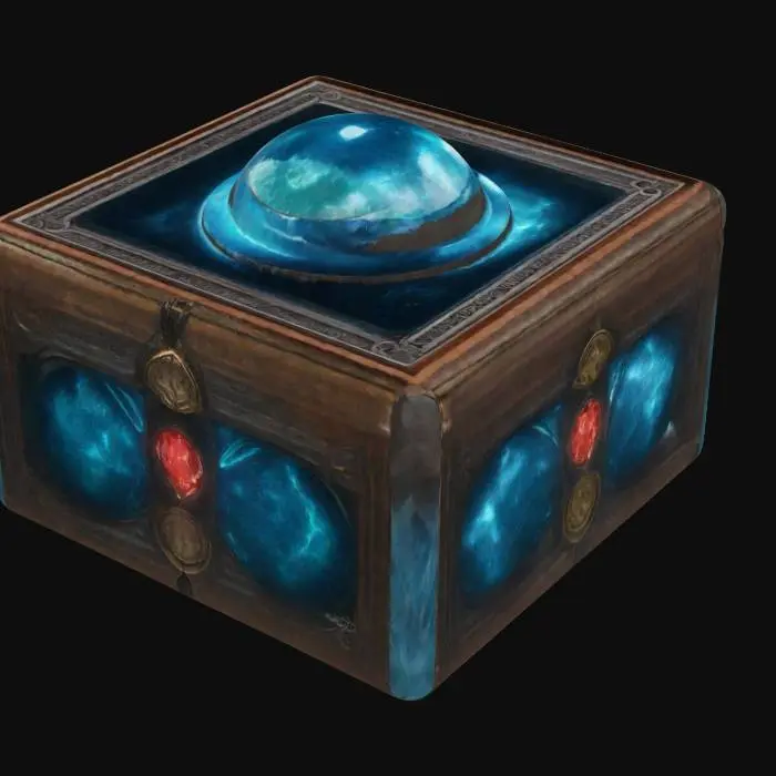 3D model for Mystic Magic Gem Box