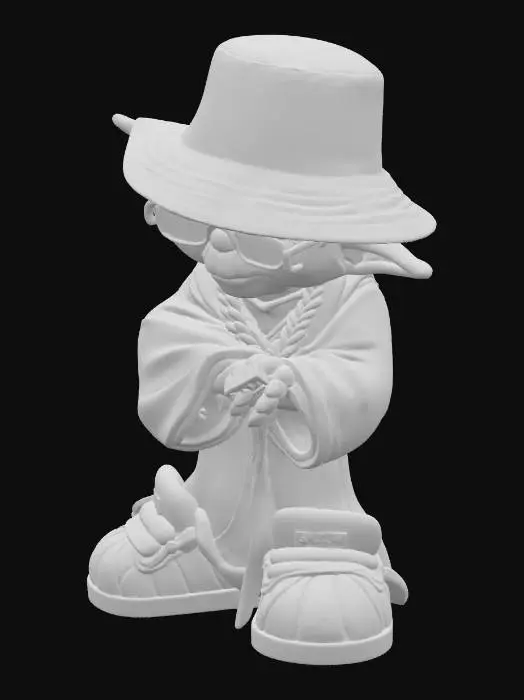 3D model for Hip Hop Yoda