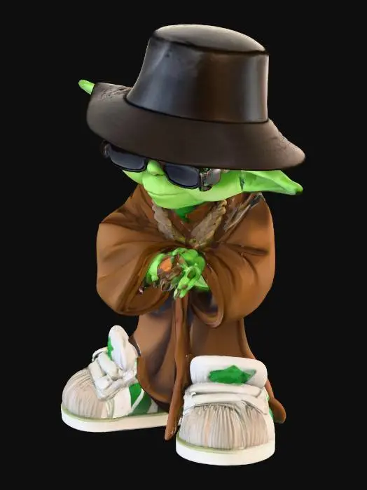 3D model for Hip Hop Yoda