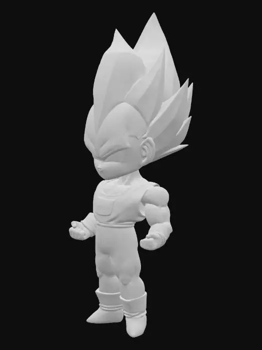 3D model for Vegeta Chibi Version